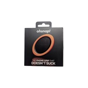 Gg1-U OhSnap Magnetic UltraThin Grip & Stand Magsafe Charge-thru Hot Orange ⬇️